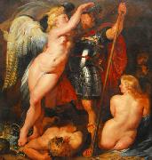 Peter Paul Rubens Crowning of the Hero painting